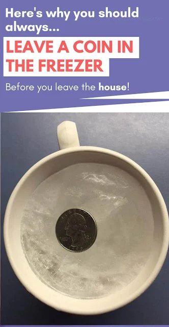 Why You Should Always Put A Coin In The Freezer Before You Leave Home