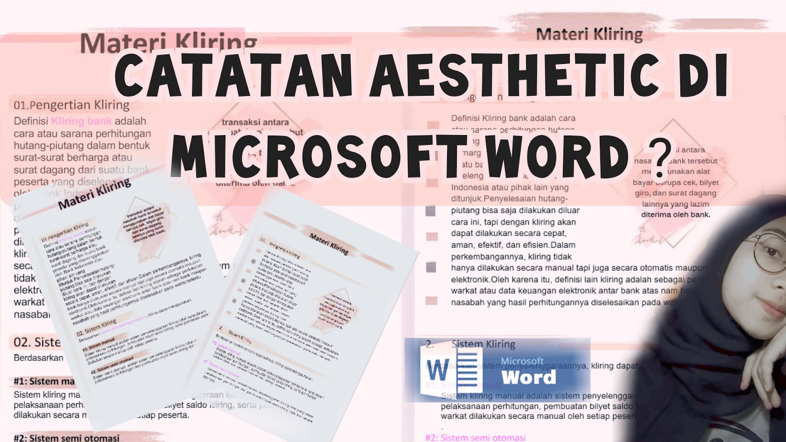 Cara Membuat Catatan Aesthetic  Menarik di Microsoft Word