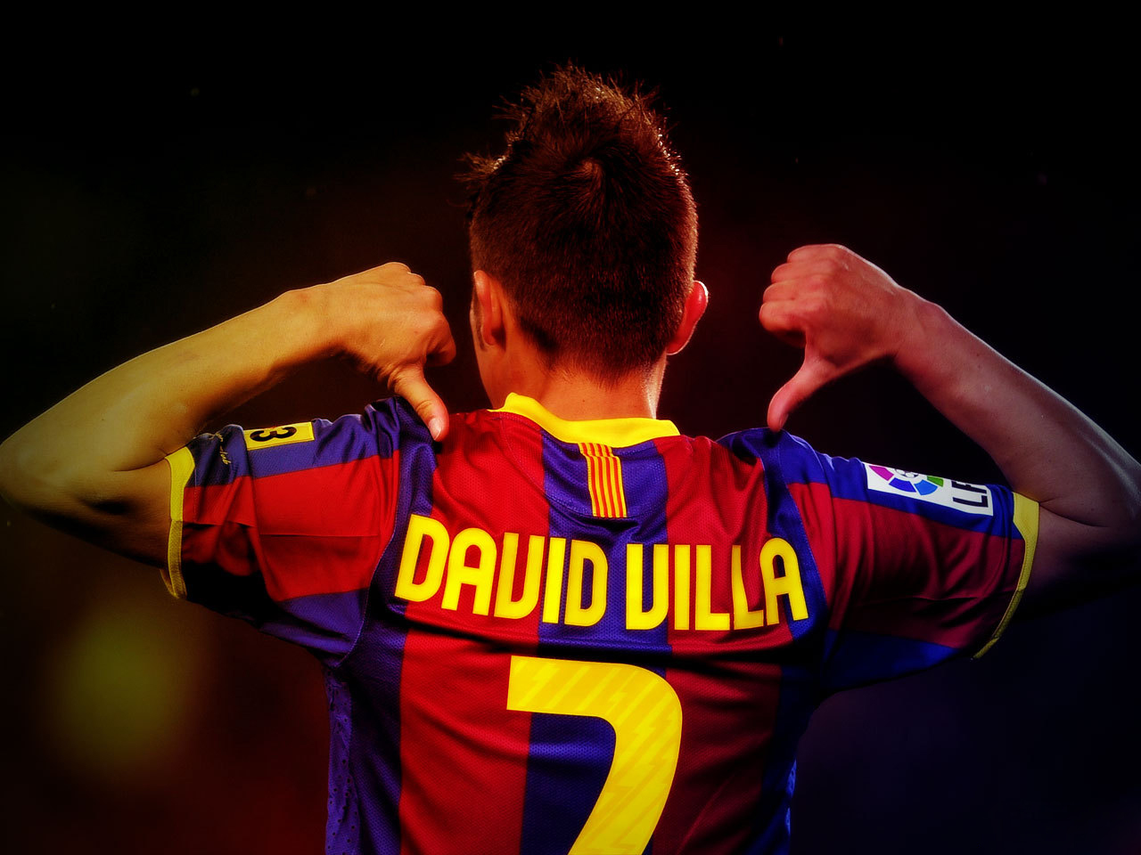 David Villa FC Barcelona 2011