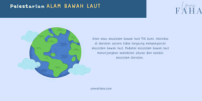 Biota laut laut perlu dijaga karena