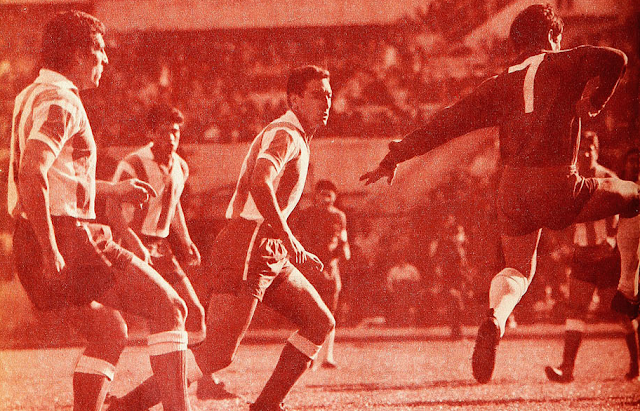 Chile y Argentina en partido amistoso, 15 de agosto de 1967