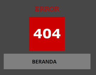 Pengalaman Pengunjung Dengan Membuat Halaman Error 404 Blog Menuju Beranda