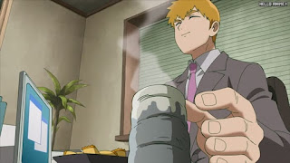 モブサイコ100アニメ 3期7話 霊幻新隆 れいげん Reigen Arataka CV.櫻井孝宏 | Mob Psycho 100 Episode 32