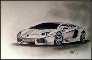 Lamboghini drawing adn sketches