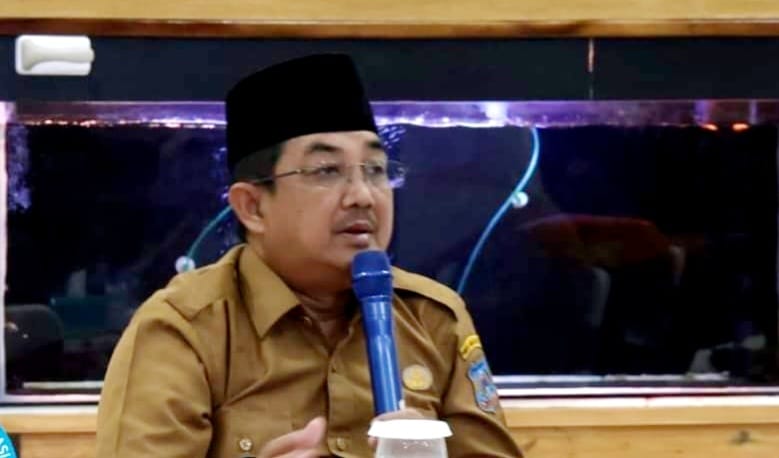 Ikuti Secara Virtual Bupati Tanjabbar Rapat Rakor Pengendalian Inflasi Daerah Tahun 2023