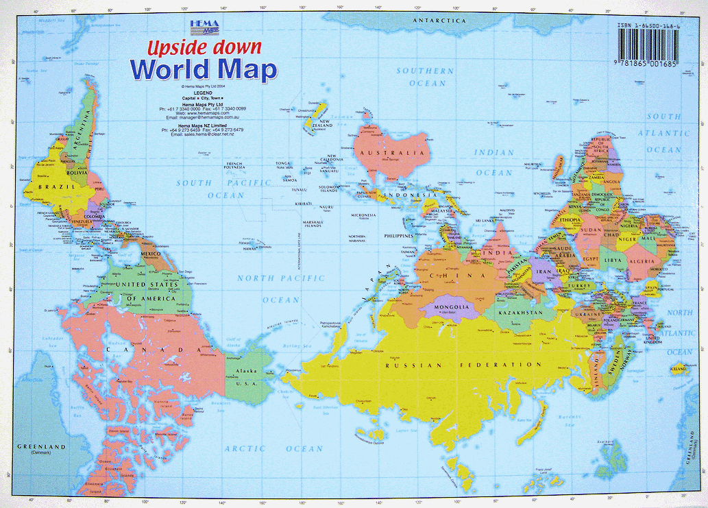 Description, A4 printable color world map with the borders and names of all