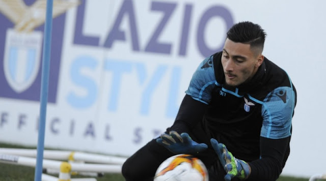 Thomas Strakosha suffered an injury during Lazio training