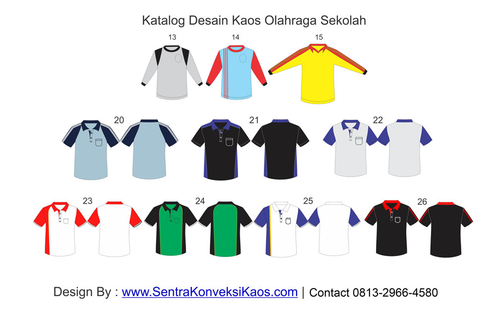 katalog desain kaos olahraga kedua