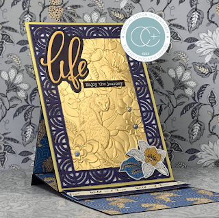 Enchanted Jungle Embossing Folder Example