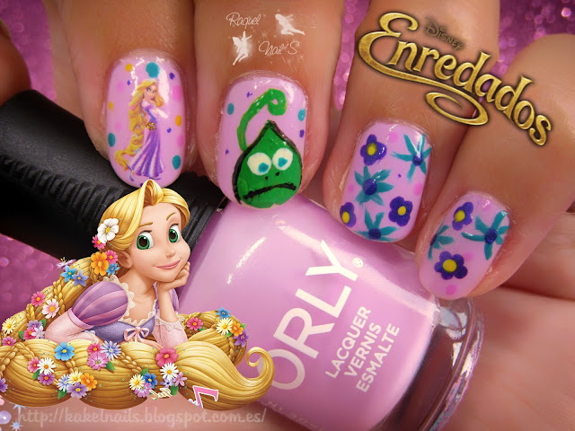 Rapunzel_nail_art