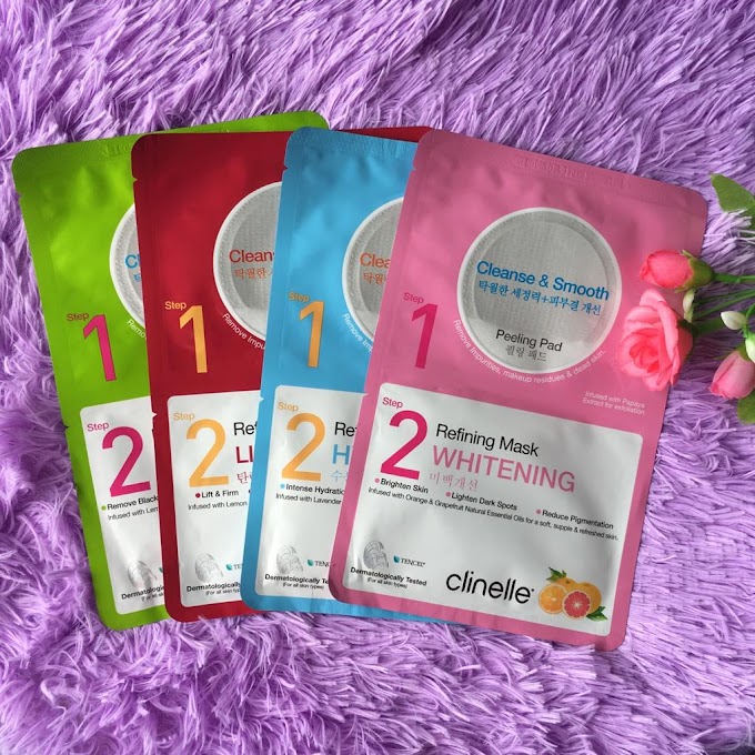 Baharu Clinelle Peeling Pad & Refining Masks 2 dalam 1