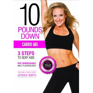 Jessica Smith 10 Pounds Down: Cardio Abs DVD