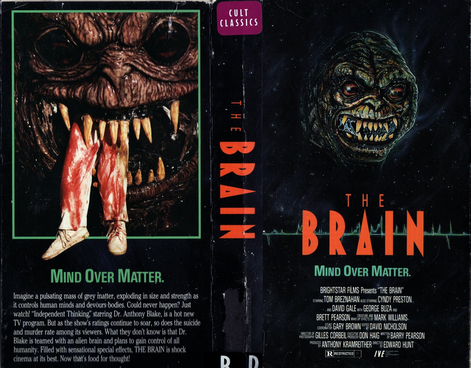 robotGEEK'S Cult Cinema: 80's Horror: The Brain (1988) Film Review