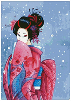 	HAED artwork by Amanda Robbins	"	AMR-105 Spring Snow Maiko + PM	