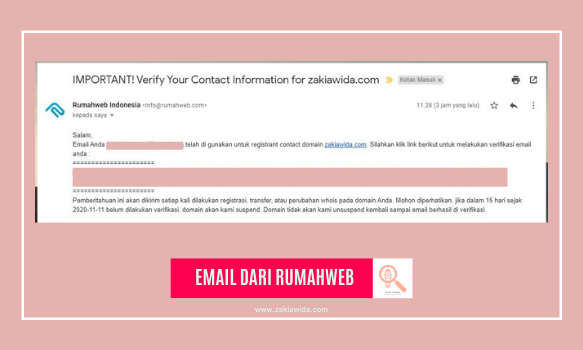 Email dari rumahweb