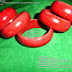 Gelang Ring Batu Red Coral Karang Merah Proses Resin Ukuran All Size