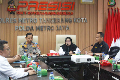 SMSI Kota Tangerang Gelar Audensi Ke Polres Metro Tangerang Kota