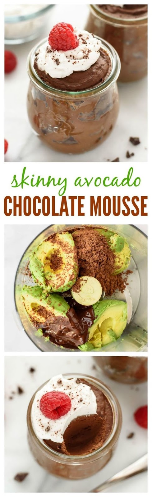 Avocado Chocolate Mousse is not just a healthy chocolate mousse; it is also one of the best easy dessert recipes you will ever make!  Creamy, rich raw chocolate mousse made with avocado is a dairy-free, gluten-free, Paleo, refined-sugar free, vegan dessert that is super simple and tastes impressive!