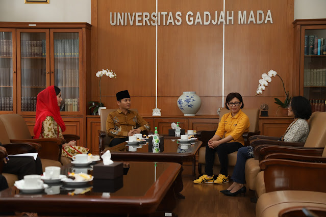Bertemu Rektor Universitas Gadjah Mada, Novita Hardini Berharap Ada Pemagangan dan Pendampingan Akreditasi Universitas Kampus di Daerahnya