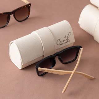 Personalized beach sunglasses wedding gift