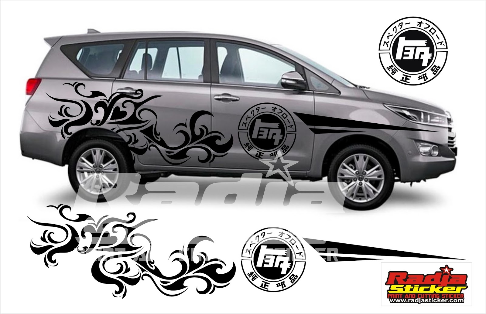 Contoh Gambar Cutting Sticker Mobil Yogyakarta Modifikasi Motor