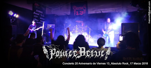 Powerdrive - 20 Años de Heavy Metal en Paraguay - Concierto 20 Aniversario de Viernes 13