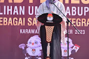 KPU Kabupaten Karawang Targetkan Pemilu Tahun 2024 Mendatang Sukses Tanpa Ekses Dan Minim Sengketa