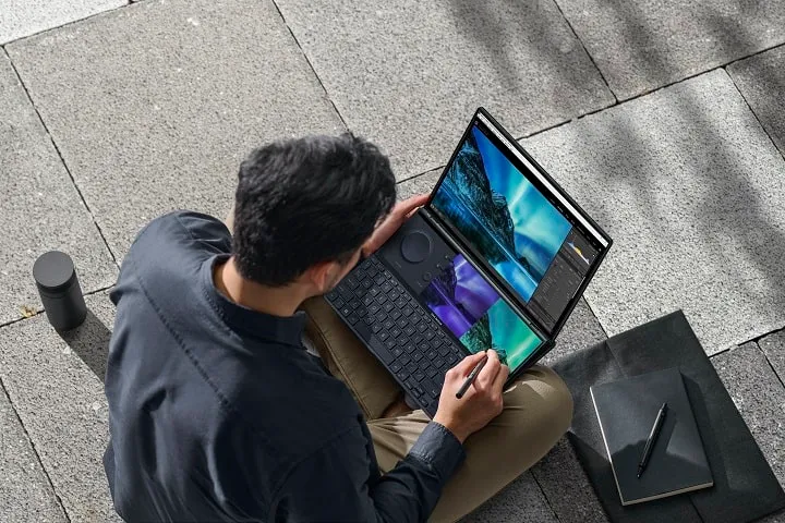 Unleash the creative multitasker within with the all-new ASUS Zenbook Pro 14 Duo OLED