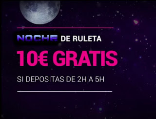 Goldenpark 10 euros gratis noche ruleta 16-2-2021