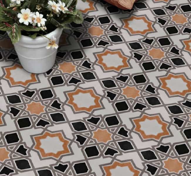 Floor tiles for the living room