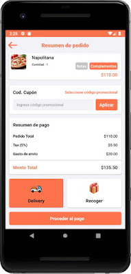 Pagos delivery App Android Platea21