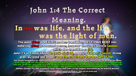 John 1-4 The Correct Meaning.