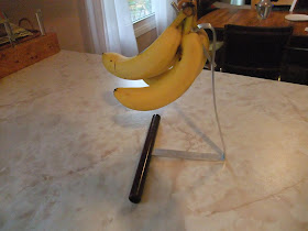 simple banana rack, pvc, aluminum, strong