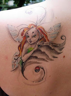 Angel Tattoo Design - Fairy Tattoo Design