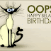 Oops Happy Belated Birthday Graphic