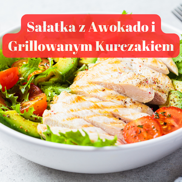 "Keto Sałatka z Awokado i Grillowanym Kurczakiem - Pyszne i zdrowe danie z dietą ketogeniczną. Połączenie grillowanego kurczaka, awokado i świeżej sałaty z aromatycznym dressingiem. Idealna keto sałatka dla miłośników niskowęglowodanowego gotowania."