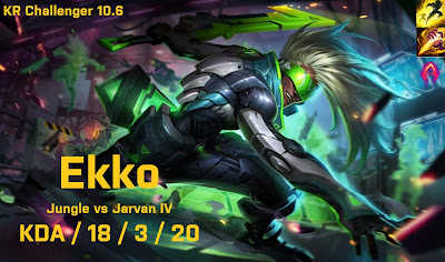 Ekko JG vs Jarvan - KR Challenger 10.6