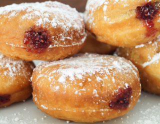 Berliner Jelly Filled Doughnuts