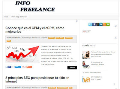 Info Freelance, un blog para emprendedores digitales