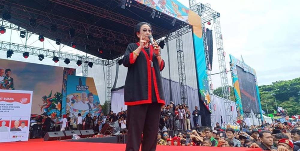 Canda Megawati di Depan Pendukung Ganjar: Rakyat Jabar Banyak Bohongnya...