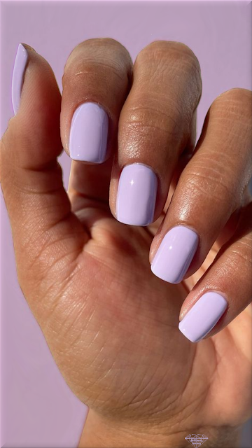 ♦Short pastel purple nails #fashion #beauty #purple #brilliantluxury