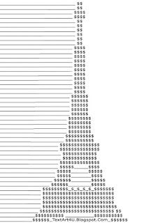 Eiffel Tower Paris ASCII Text Art Cool ASCII Text Art 4 U