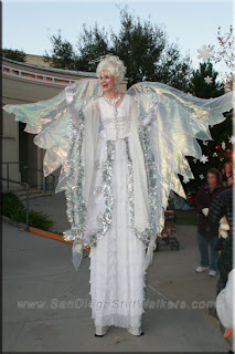 stilt walkers