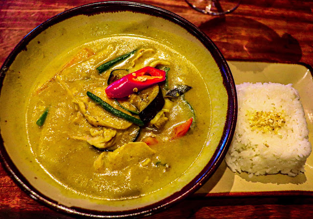 Thai Chicken Green Curry with Rice