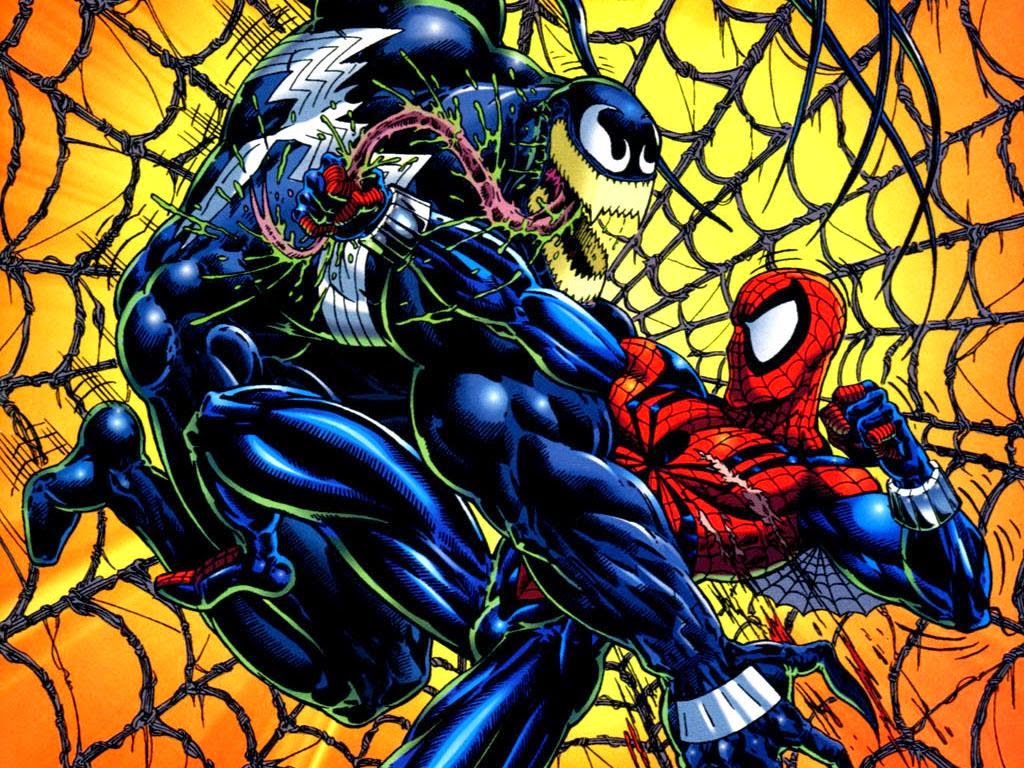 coloriage spiderman venom carnage