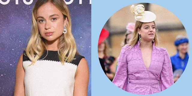 "Lady Amelia Windsor Stuns in Ultimate Mini Dress and Edgy Graffiti Bag"