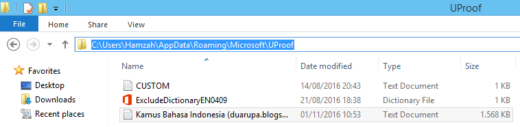 Kita yakni seorang yang sangat aktif dengan dunia internet terperinci kalau kita tidak aneh d Cara Koreksi Ejaan Kata Bahasa Indonesia di MS Word [autocorrect]