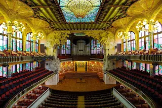 Palacio de la Música de Cataluña, Barcelona, 1905-1908 de Lluís Domènech i Montaner