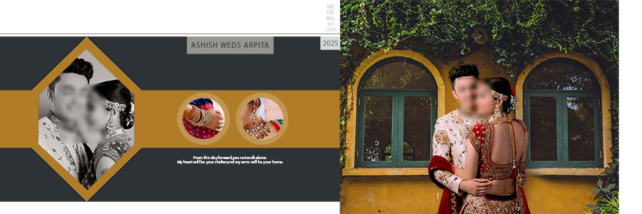 New Wedding Album 12x36 PSD Templates Vol-03