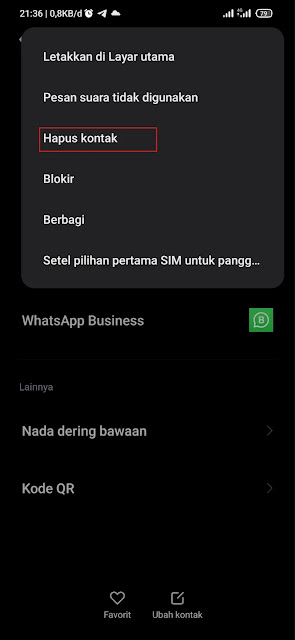 Cara Menghapus Kontak di Whatsapp 2